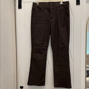 Banana Republic Mid-Rise Bootcut Pants in Brown